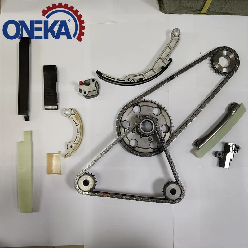 ONEKA Engine Parts Timing Guide13091-5X00A 13028EB300 13028AD212 13070BN310 Timing Chain Kit for Nissan Pathfinder