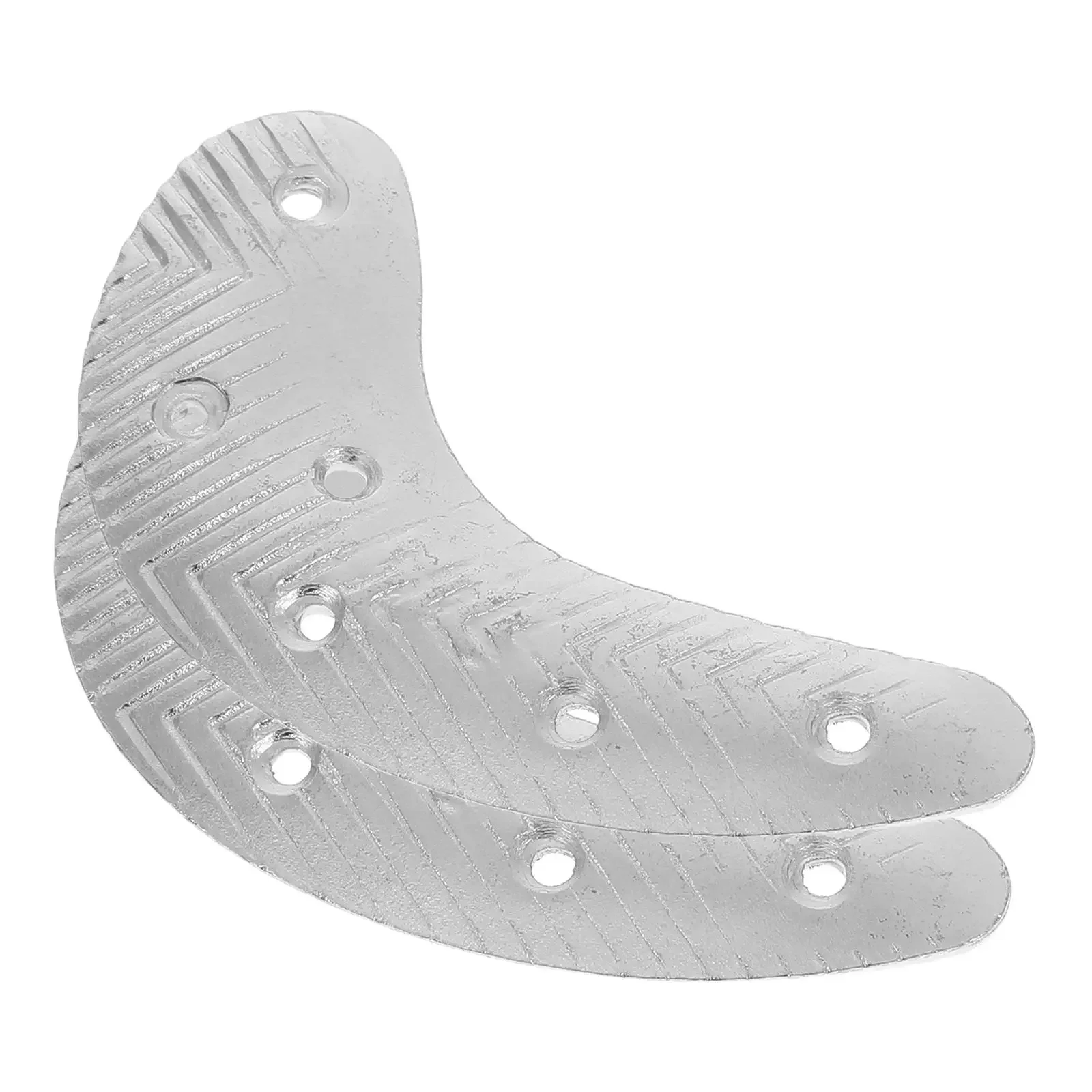 Disques métalliques résistants à l'usure pour talons de chaussures, plaques de réparation de bottes, protections antidérapantes pour semelles et talons, outils de soin des pieds, argent