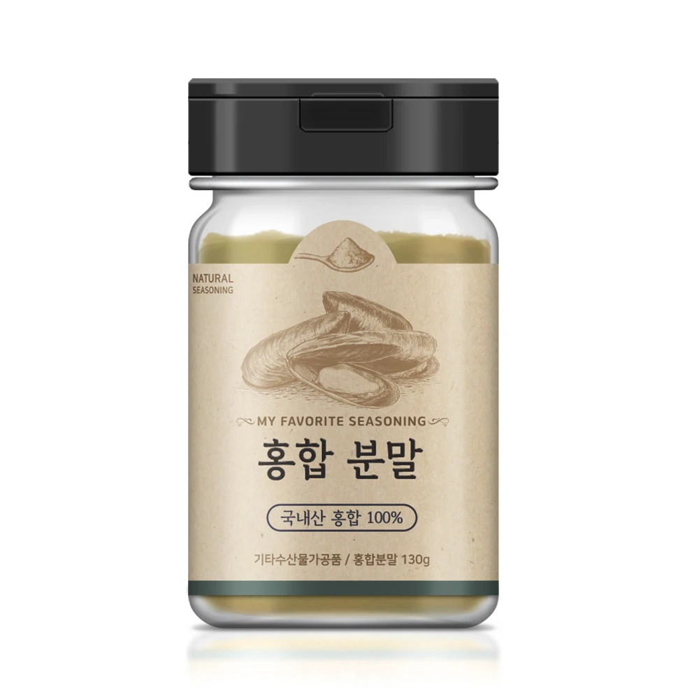 Savory life 100% domestic natural mussel powder 130g/100% natural seasoning mussel powder without chemical composition♣