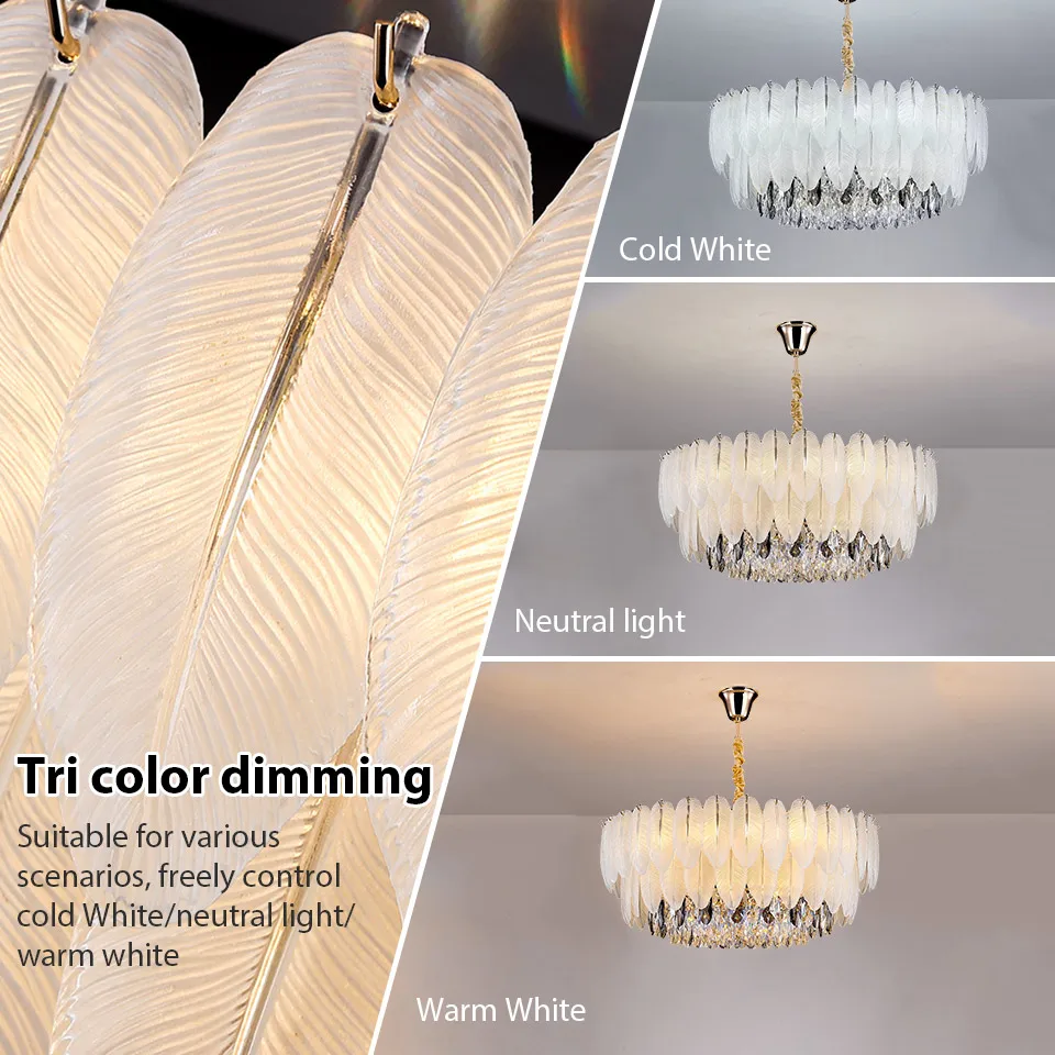 Lámparas colgantes de cristal de lujo ajustables, candelabros modernos, iluminación para sala de estar, comedor y dormitorio, lámparas colgantes de techo, accesorios de iluminación interior para ...