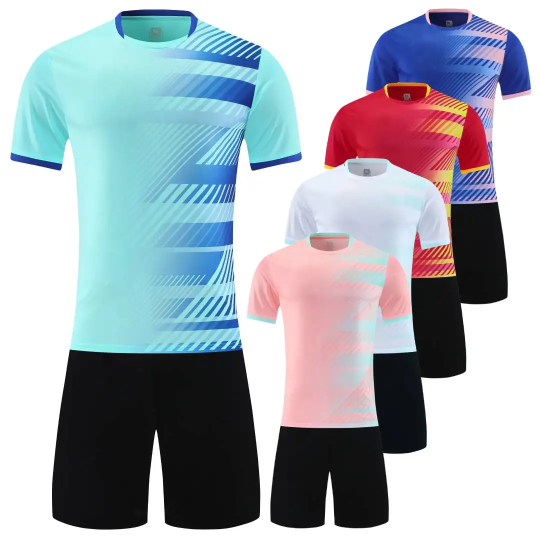 

Quick Dry Sublimation Sportswear Wholesale Custom Breathable Soccer Jersey For Men Football Shirt Suit Jersey Soccer Jersey