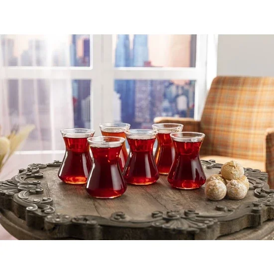 

Türkçe Home Flat Glass 6 Piece Tea Cup 125 Ml