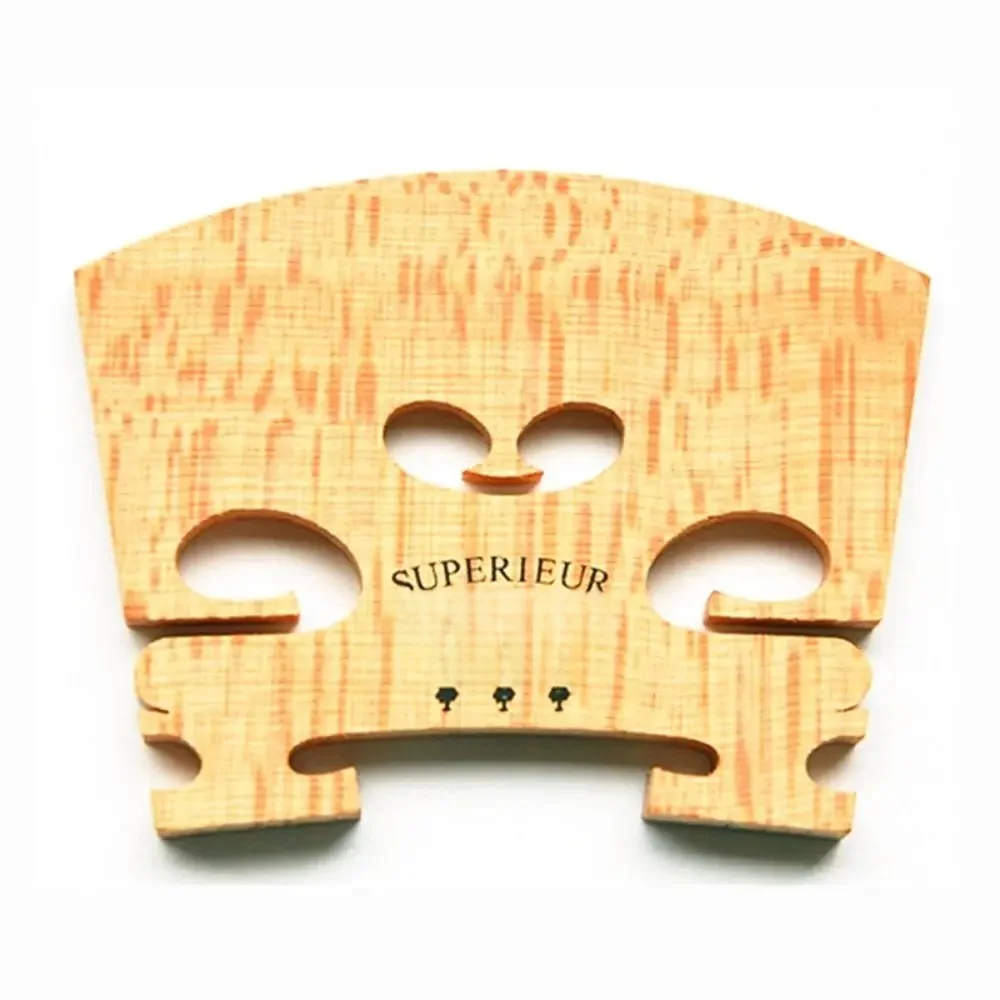 Pont de violon en bois d'érable, taille 4/4-3/4-1/2-1/4-1/8, pont stable, remplacement de pont en bois d'érable fait à la main