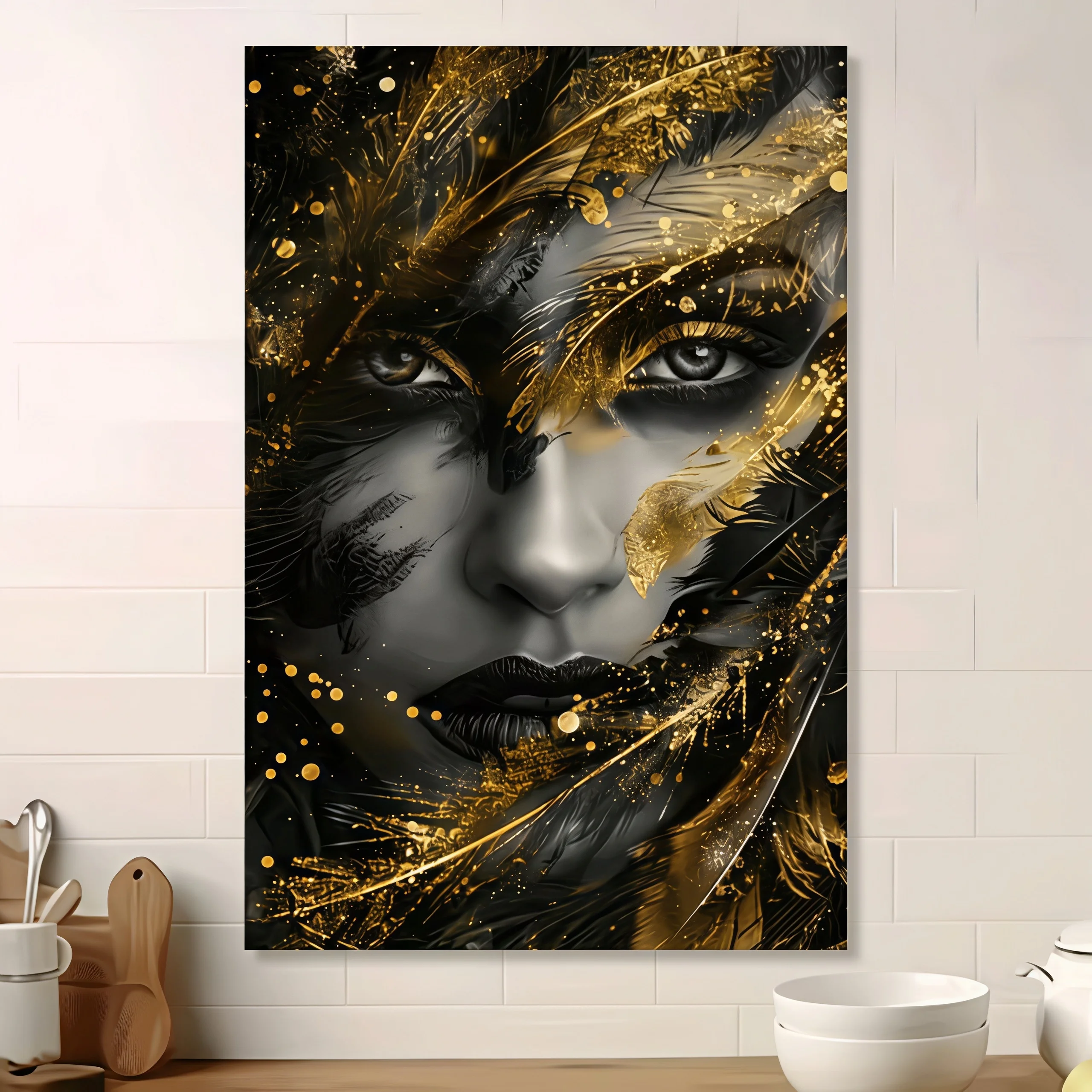 Framed Decorative Wall Hanging for Home Office