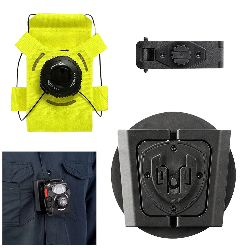 

Universal Molle Chest Mount Pouch Tactical Holder for Two-Way Radio, Heavy Duty Nylon Harness for Live Stream, Duty, Airsoft