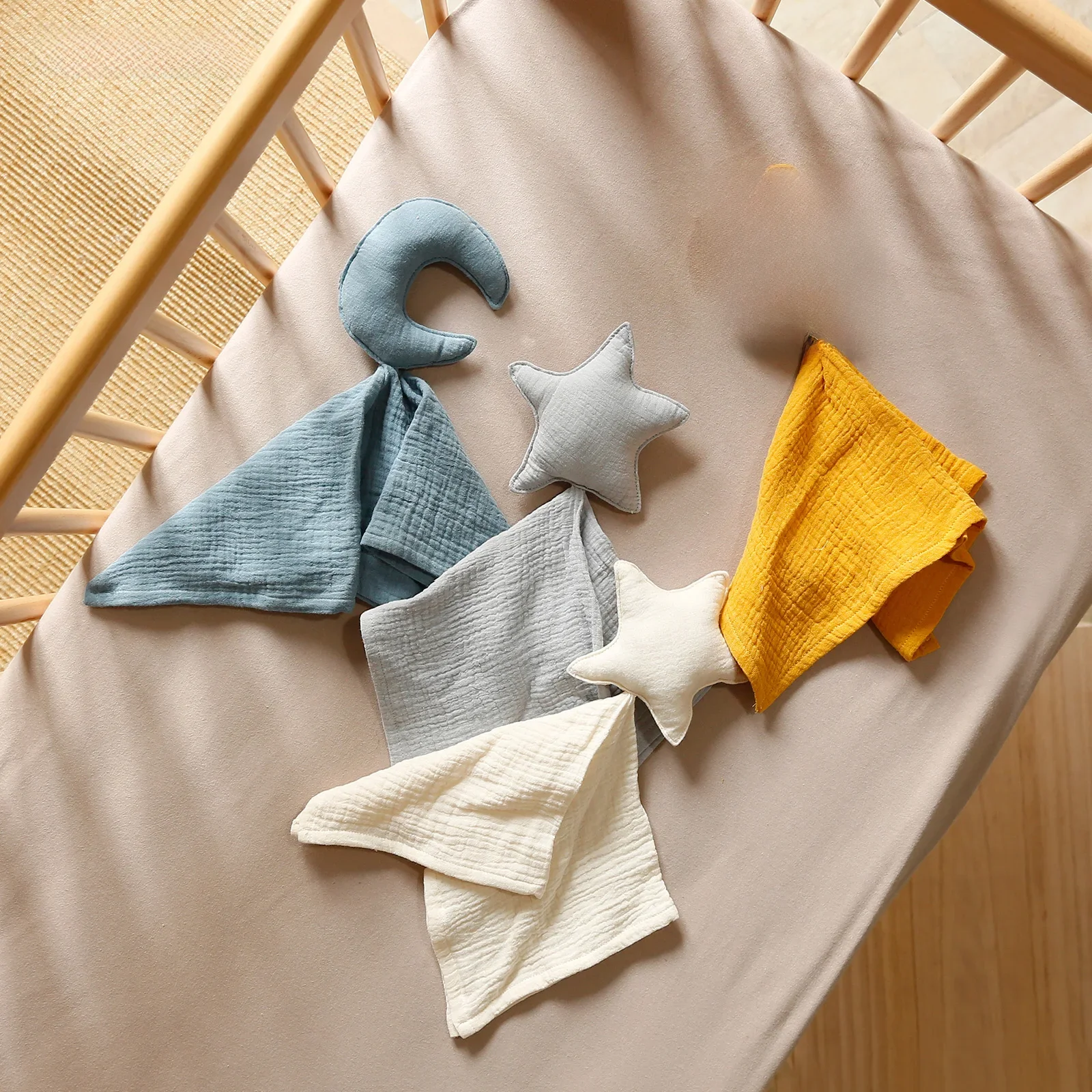 Sucette insulaire pour bébé, serviette apaisante, bavoir, poupée douce, anneau de dentition, confort pour nourrissons, sommeil, soins infirmiers, couverture de câlin, jouets