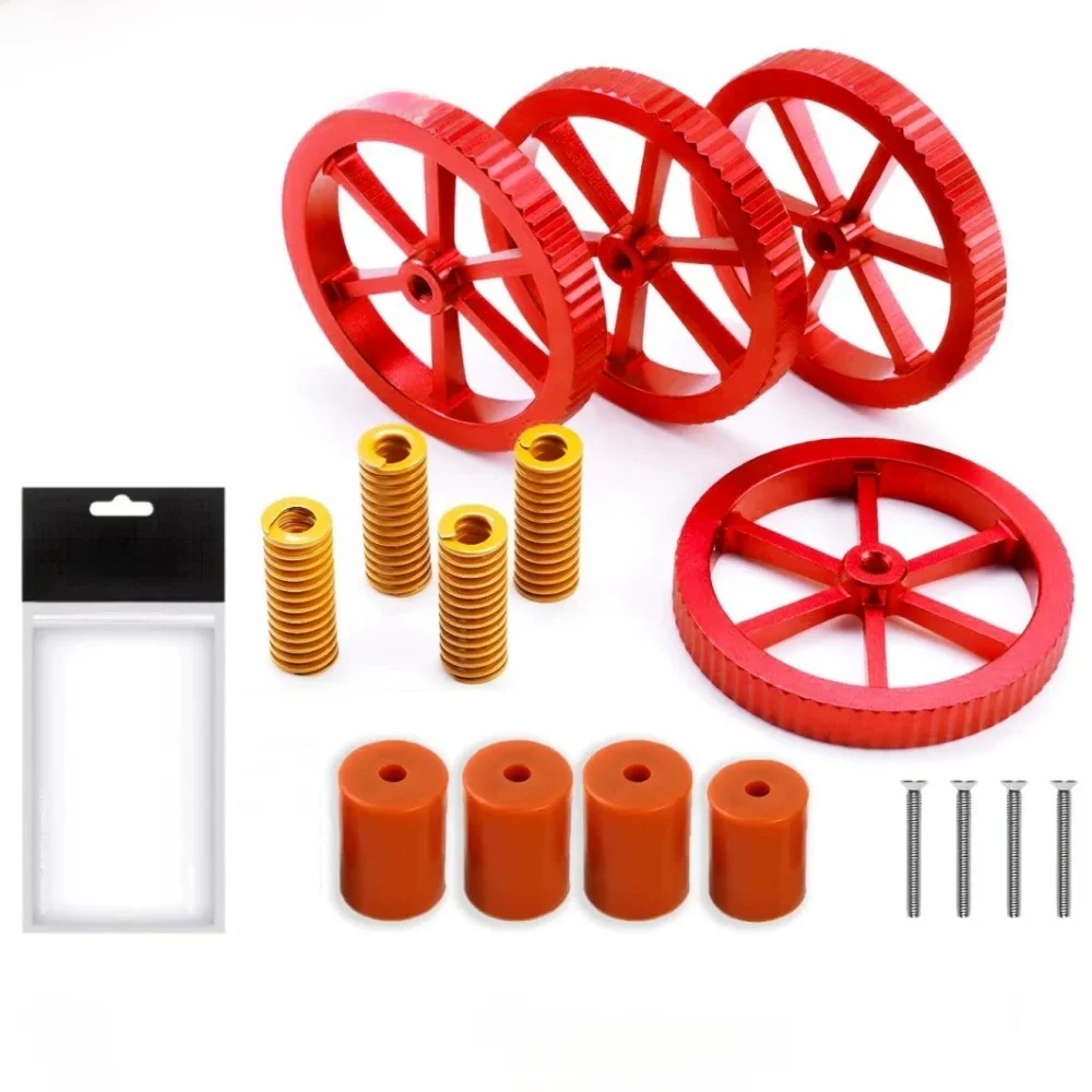 Crealidade-Hot Bed Nivelamento Kit, Ender 3 Springs Atualização, Impressora 3D, Ender 3 V2 Pro,