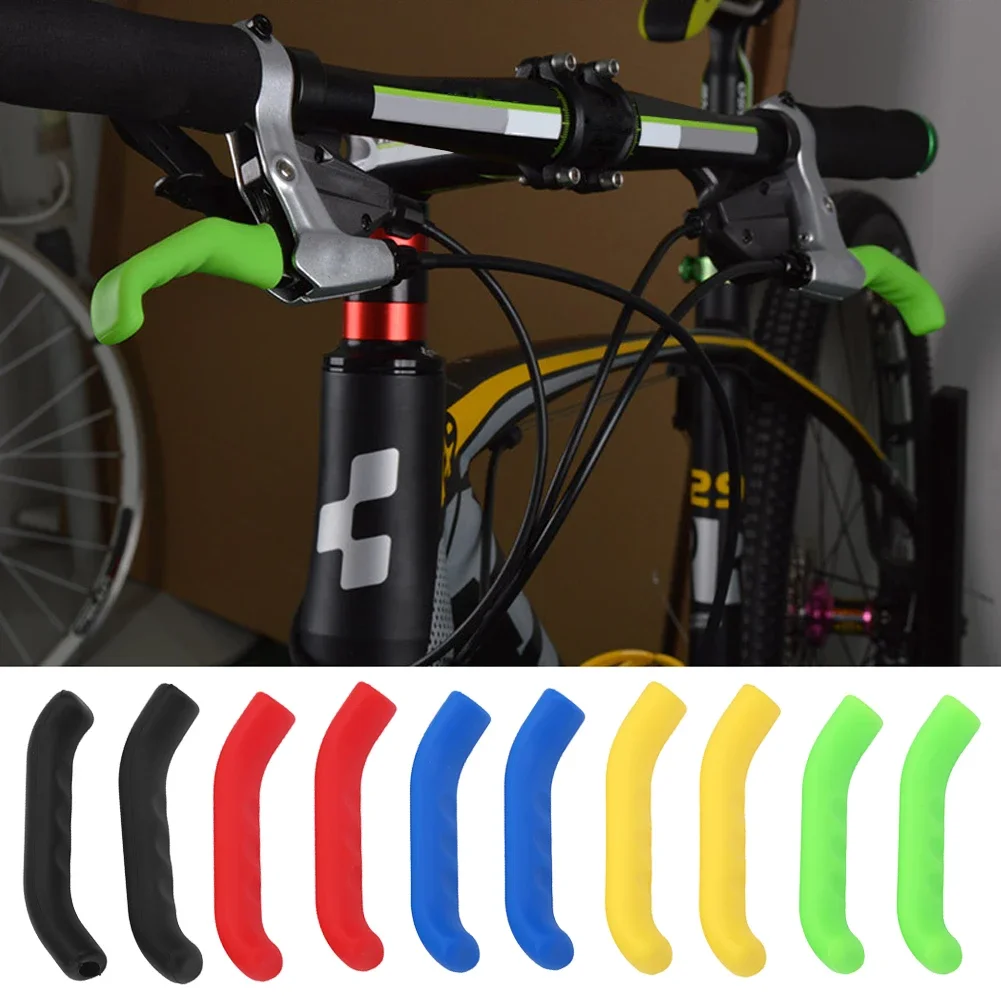 AliExpress Qiilu Bike Accessory 5 Colors Bike Brake Lever Cover Silicone Grips Anti Slip Waterproof Protector Cycling Accessory Bike Brake Grips
