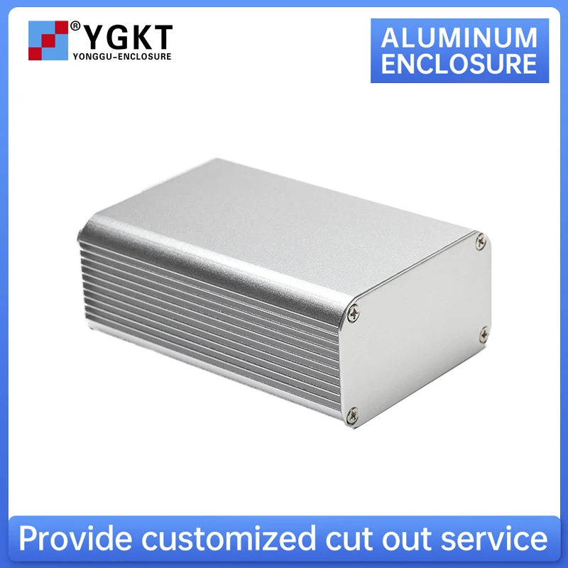 Aluminum battery box control circuit board current regulator housing industrial equipment extruded custom enclosure J21 80*45mm