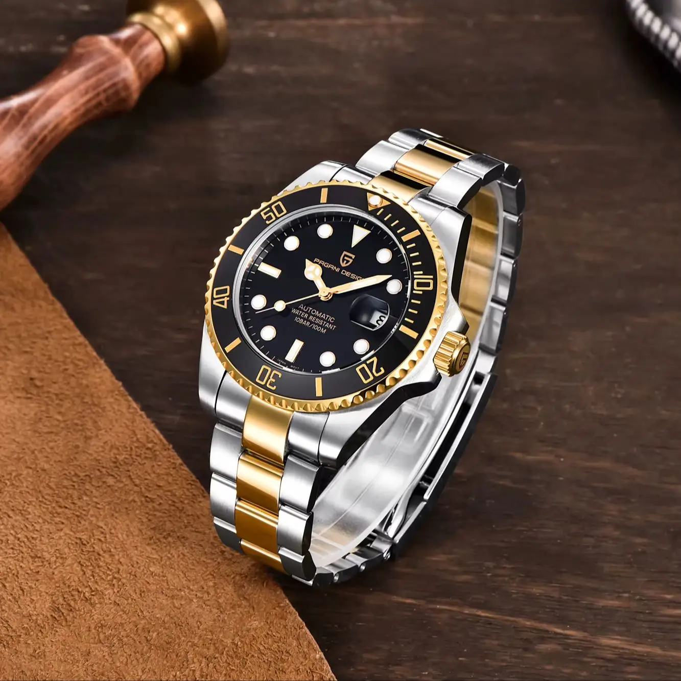 2026 PAGANI DESIGN Business Luxury Men's Automatic Mechanical Watch Sapphire Date Window Waterproof Watch For Man Banquet & Gift