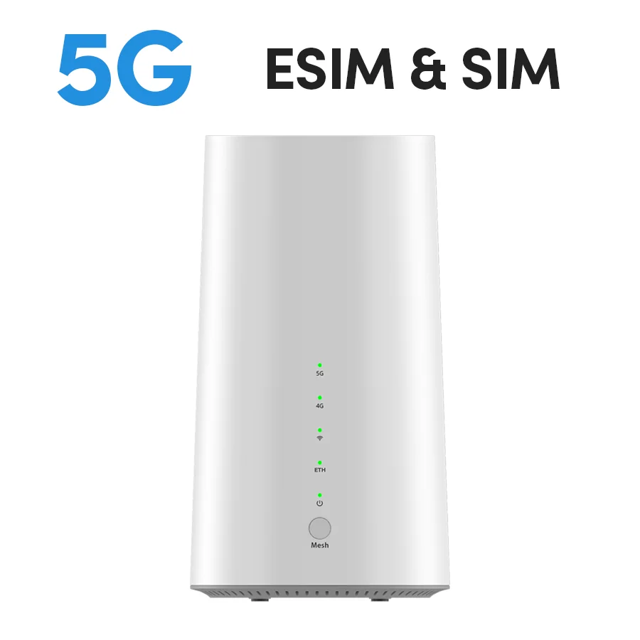 

Маршрутизатор 5G AX3600 Wi-Fi 6 Беспроводной модем Точка доступа Wi-Fi 5G/4G/3G Многорежимный 2,4 ГГц 5 ГГц Mesh Маршрутизатор Модем 5g Wi-Fi sim/eSIM Маршрутизатор
