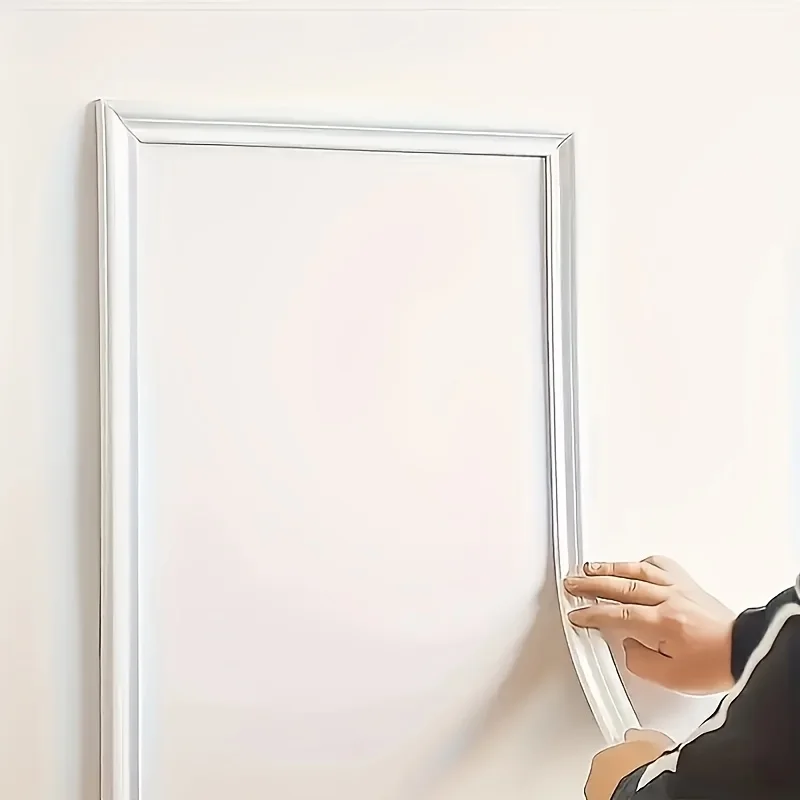 1 لفة، شريط زخرفي أنيق من مادة PVC مقاس 39.37 بوصة، يمكن ثنيه وسهل التركيب، مناسب للجدران والأرضيات والخزائن