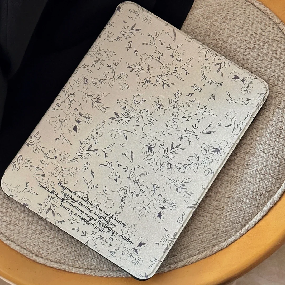 360° rotation Case for iPad 9.7Air5 4 10.9 Pro11 12.9 Mini6 2021 10.2 9 10th 2022 Generation with Pencil Slot Stand Flower Cover