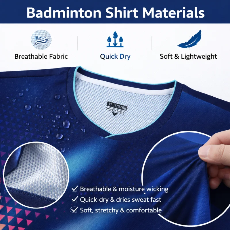 Erkekler Hızlı Kuruyan Badmint - Table Tennis Logo incelemesi ve fiyatı