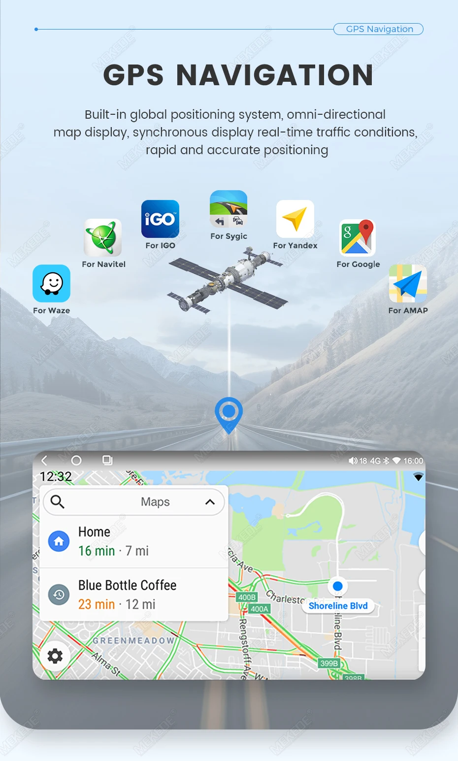 Mekede Android 15 Autoradio-Player mit Carplay für Universal VW Volkswagen Passat B6 B7 Golf 5 6 Polo Skoda Jetta Intelligentes System – Detail 24