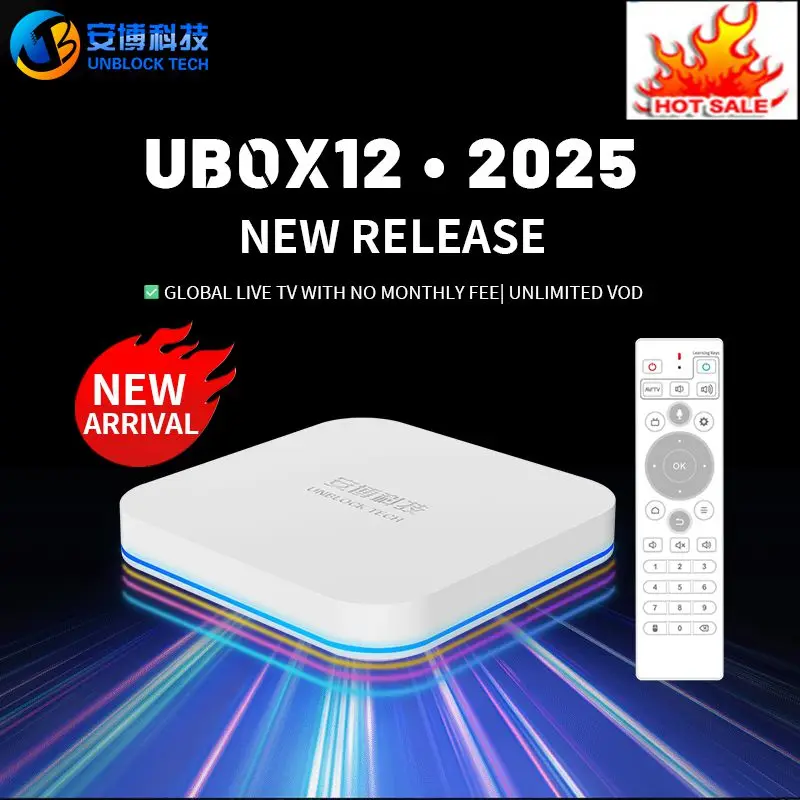 2025 Desbloquear Tecnología UBOX12 PRO MAX TVBOX UBOX 12