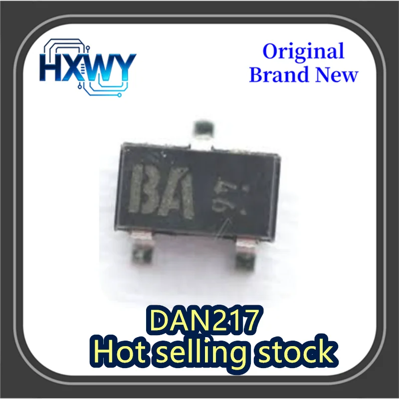 

(10/50 pieces) DAN217U Silkscreen BA SOT-323 80V 100mA SMD Switching Diode Brand New Original