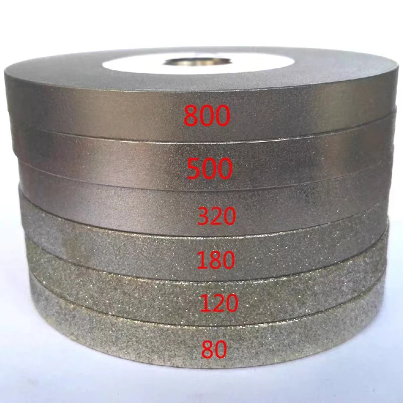 Diamond Electroplating Parallel Grinding Wheel Grinder Alloy Peeling Polishing Wheel 100x10x20 Hole