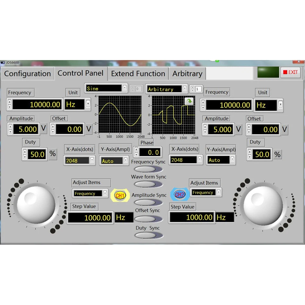 JDS6600 15/30/40/50/60MHz DDS Function Signal Generator 266MSa/s 14bits 2-CH Frequency Meter Arbitrary Waveform Pulse Generator