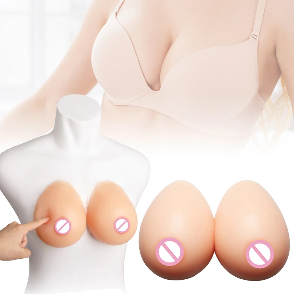 False Breast Silicone Artificial Boobs Forms Fake Breasts Tits Crossdresser Shemale Drag Queen Sissy Transgender Chest Cosplay