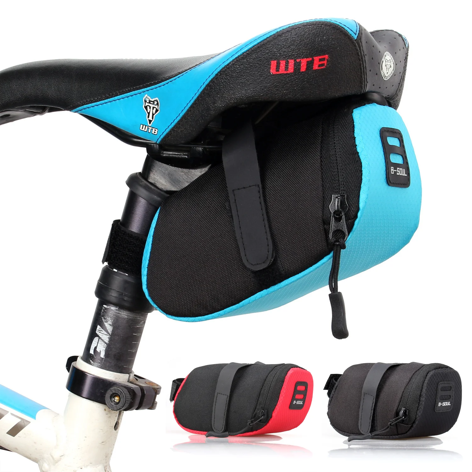 Saddle Bag Under Seat - Leichte Fahrrad-Satteltasche, robuste und tragbare Sitztasche