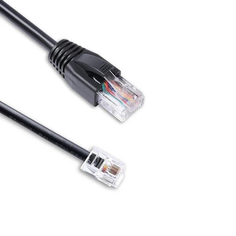 Câble de brochage personnalisé RJ45 8P8C vers RJ9 4P4C