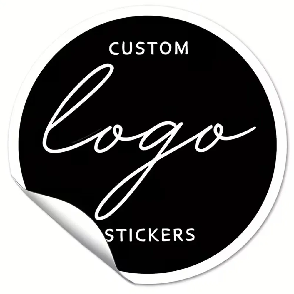 Custom Personalized Stickers with Your Own Images and Logos, Round Stickers for Packaging/Wedding Gifts Party Events Signage