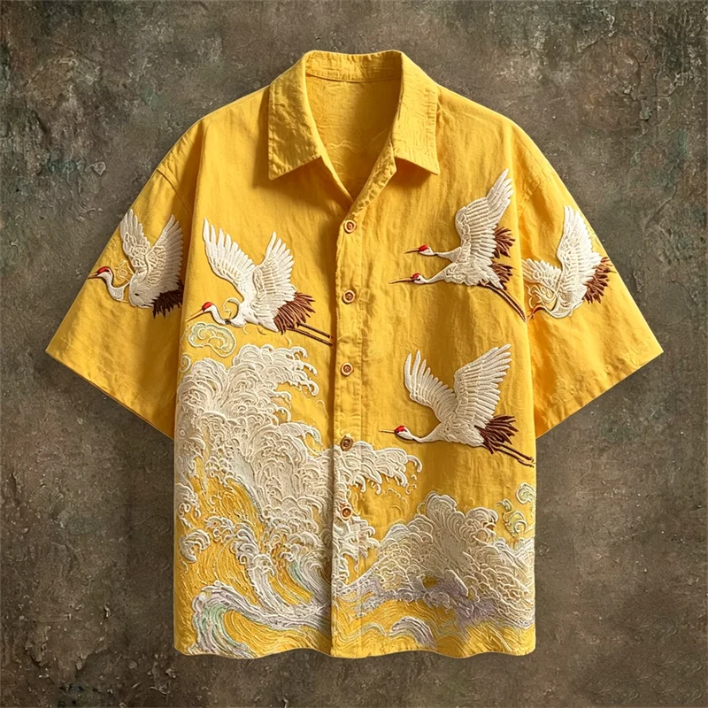 Men's Tribal Patterns Short-Sleeve Shirt