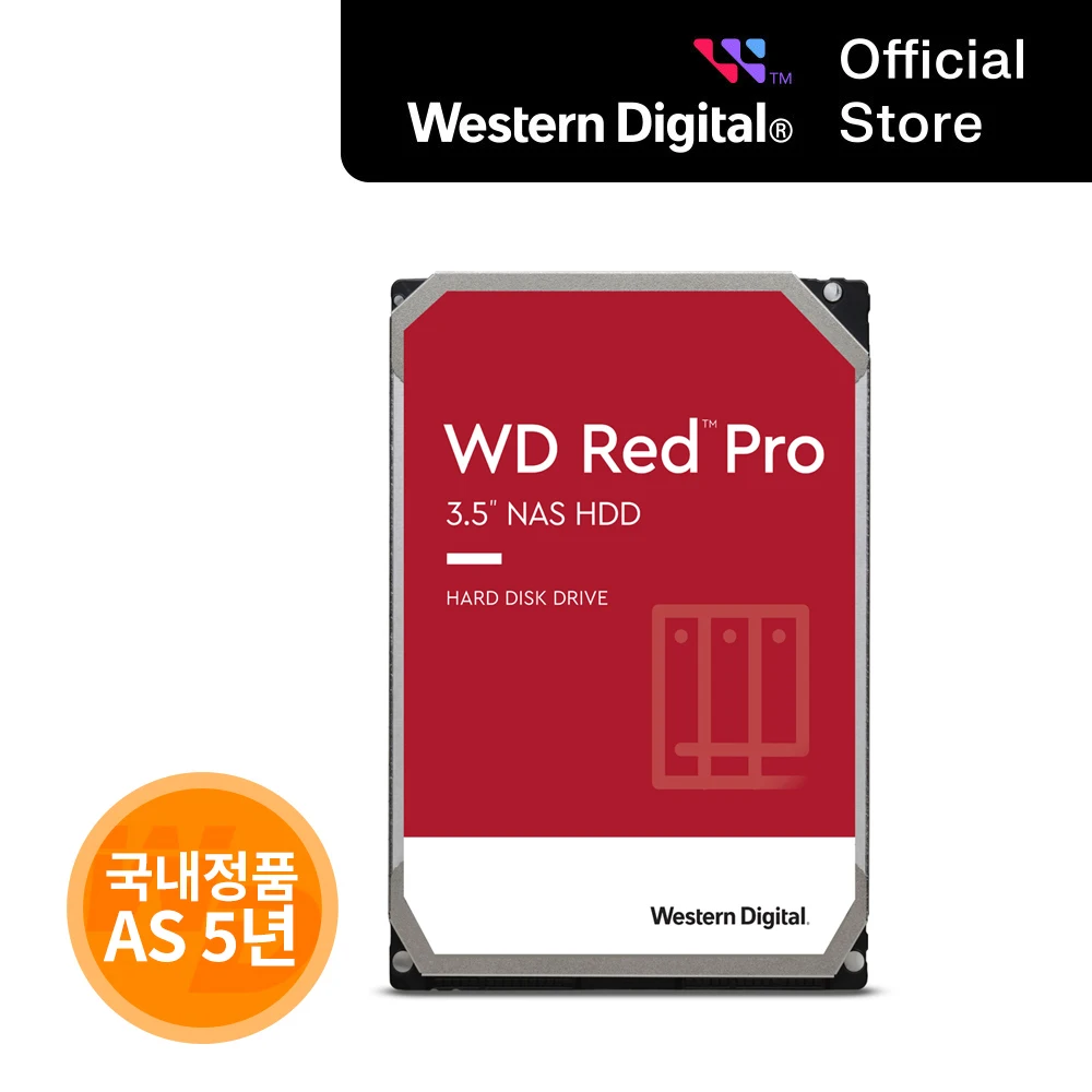 [WD Korea Total Version] WD 8TB Hard Dist RED Pro WD8003FFBX 3.5 inch NAS HDD Domestic genuine AS 5 years (domestic same day sent)