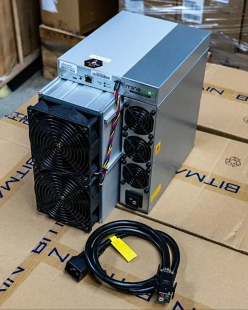 Bitmin Antminer S21 195 W BTC Bitcoin Miner مع PSU والضمان ، 17.5J ، BAC ، 2 احصل على 1 مجانًا