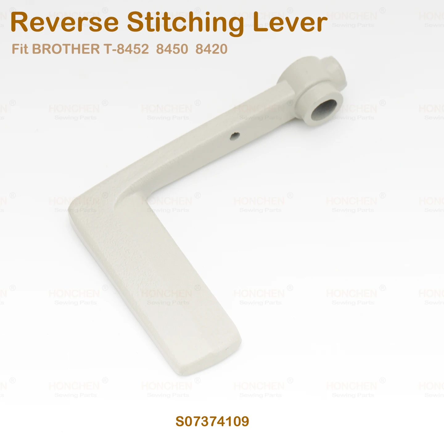 Двойная игла LockStitcher, детали механизма подачи швейной машины S07374109, рычаг обратной сшивки, подходит для BROTHER 8452 8450 8420