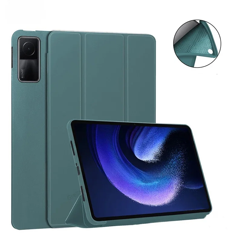 Para funda xiaomi mipad 7 6 pro 5 11 11.2 caso redmi pad se 11 10.6 8.7 12.1 auto acordar & sono