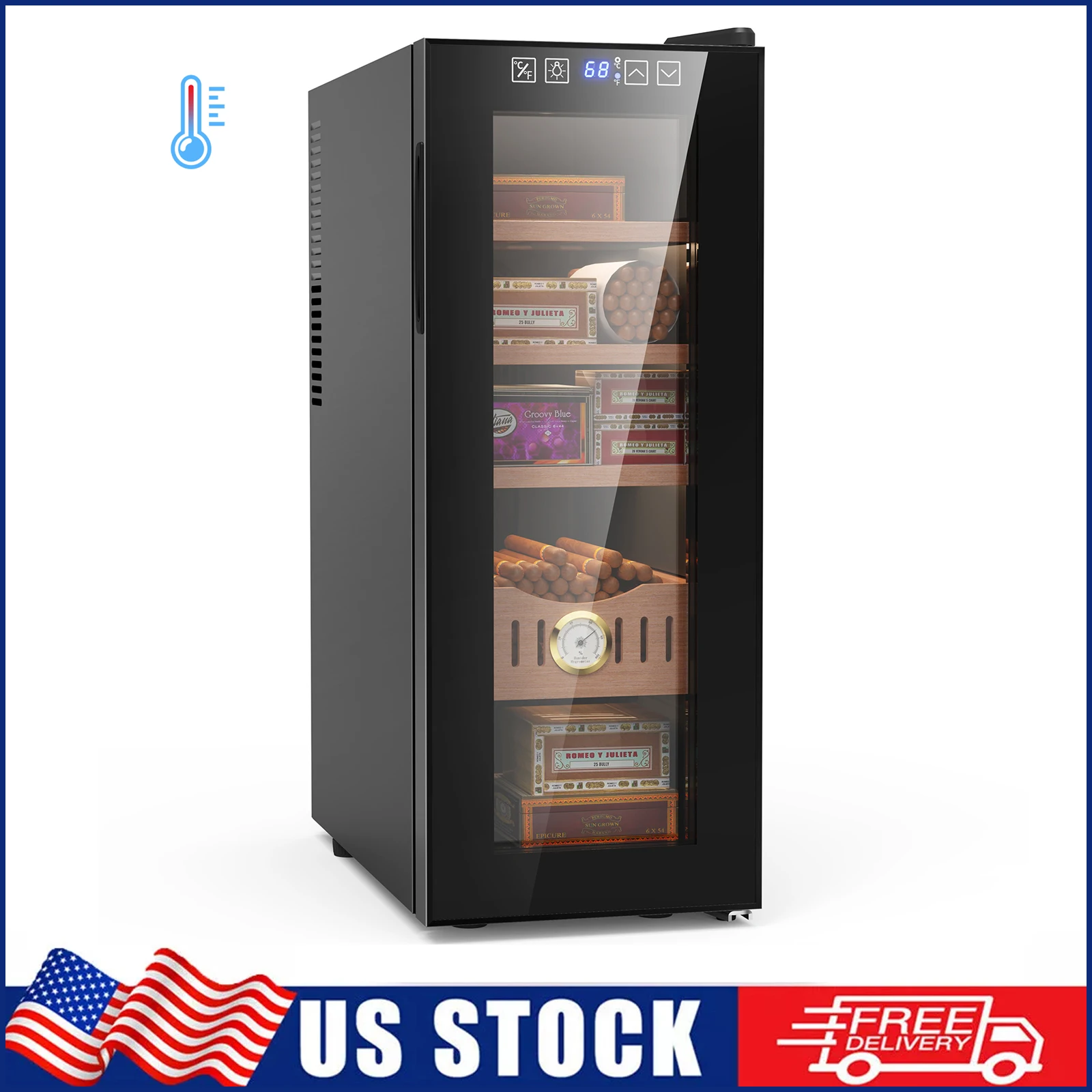 

Электрический шкаф-холодильник на 35 л, 250 отсчетов, термостатический шкаф-холодильник большой емкости, контроль температуры охлаждения и обогрева