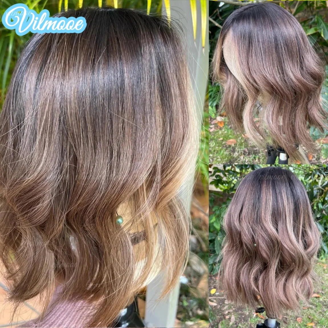 

Парик из натуральных волос Body Wave с шелковой основой и кружевной застежкой, перуанский, с мелированием омбре медового оттенка, 13x6, с предварительно выщипанными натуральными волосами