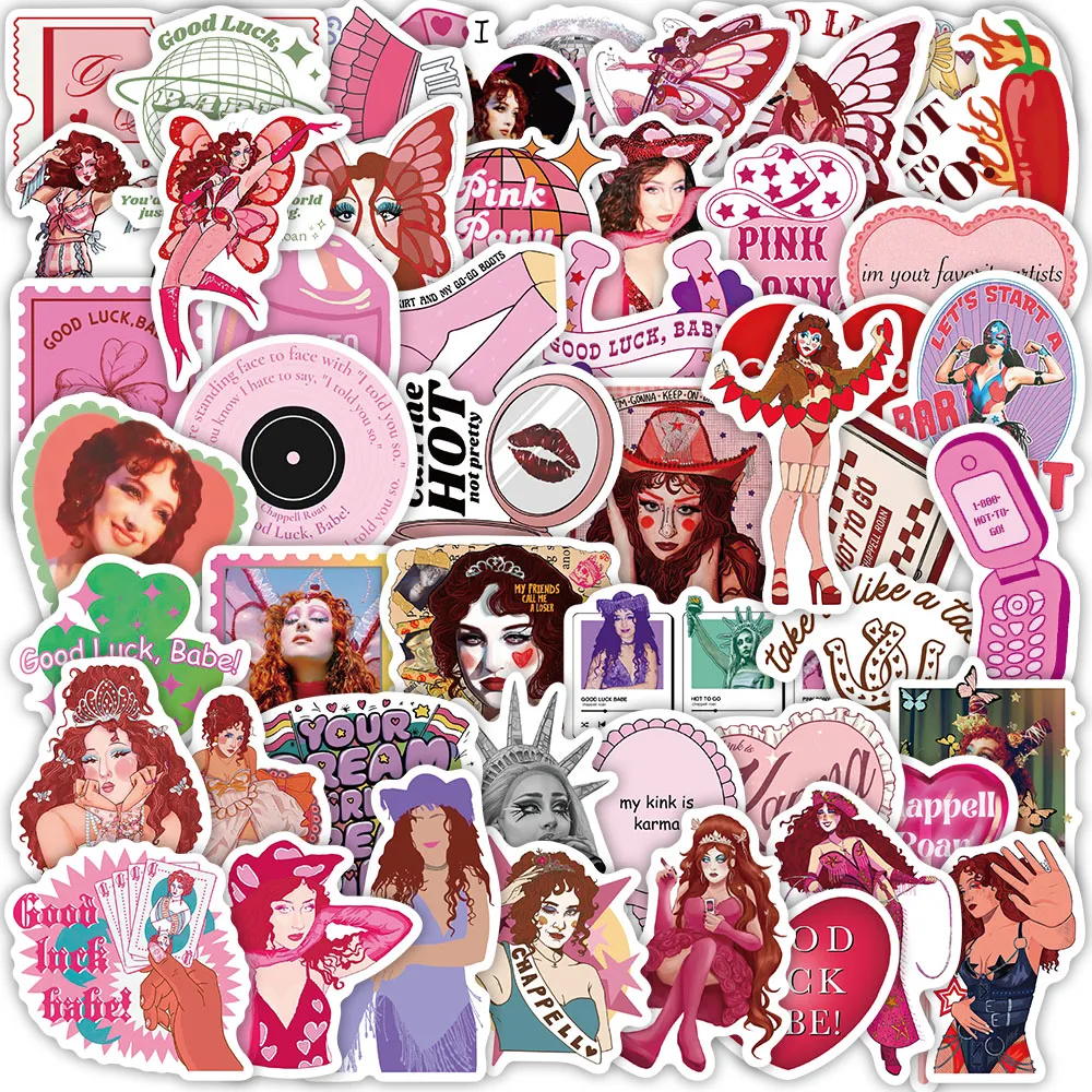 52PCS Pink Chappell…