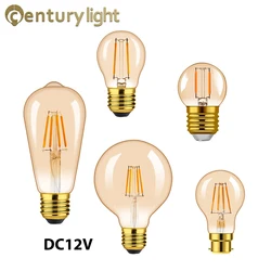 LED 12V RV Light Awning Porch Lamp ST58 G95 G45 A19 Warm White E27 B22 Camper Trailer Exterior Lamp Off Grid Solar Systems Bulb
