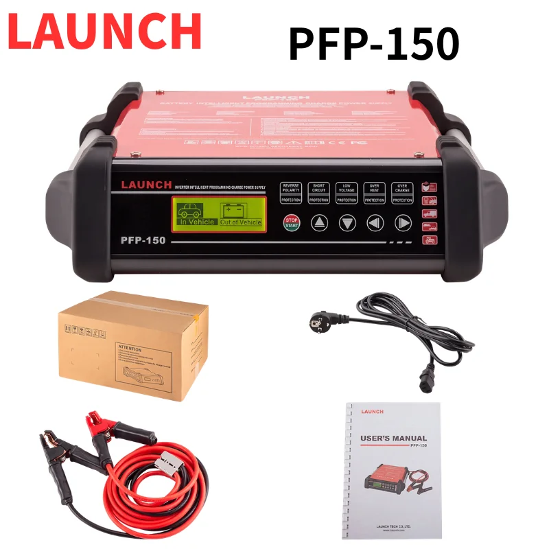 LAUNCH PFP-150 Programming Power Supply 1800W Automotive Flash Power Supply with 5 Protection Modes for Vehicle ECU Programming