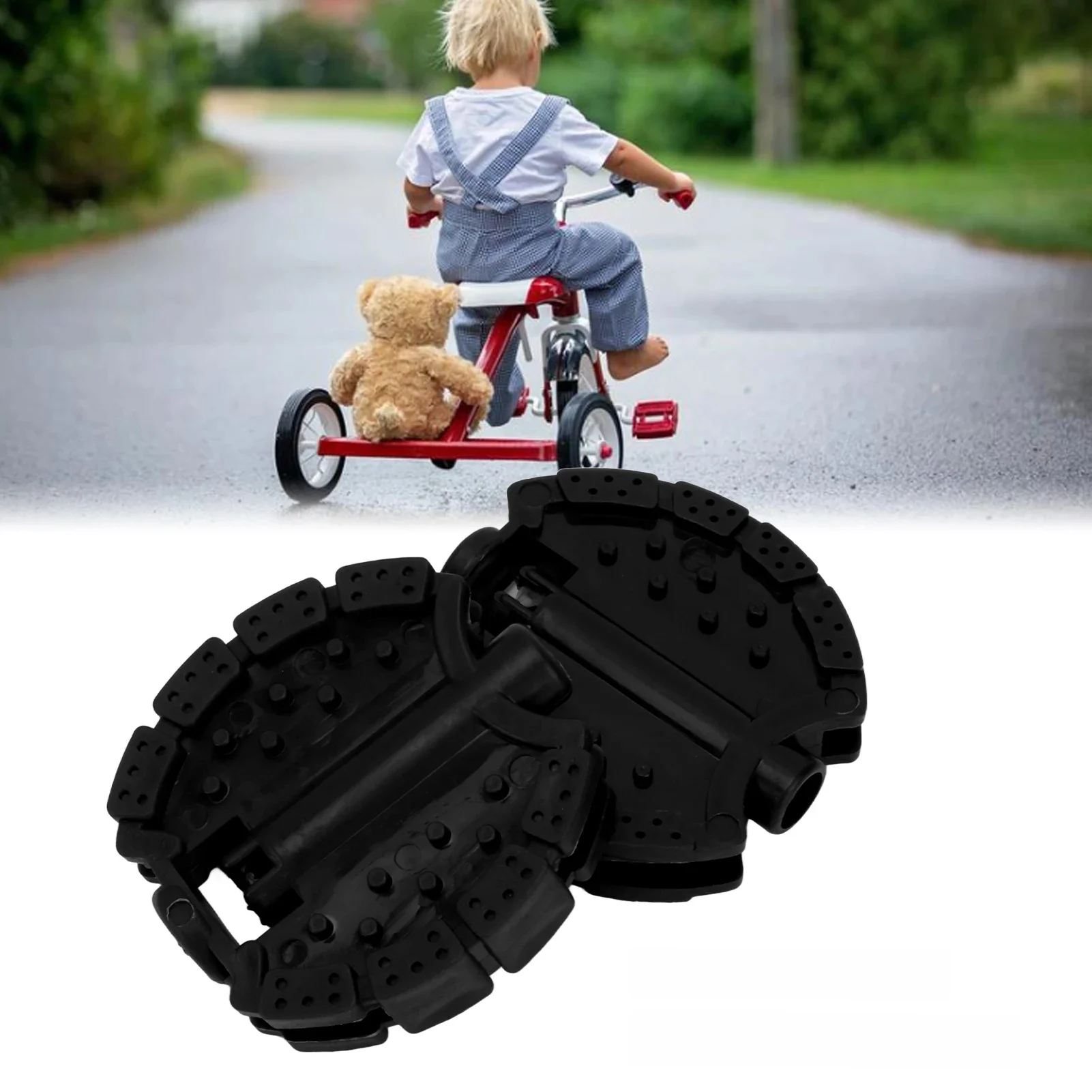 Pédale de Tricycle pour enfants, 2 pièces, solide, robuste, facile à installer, plusieurs couleurs, matière plastique pour enfants et bébés