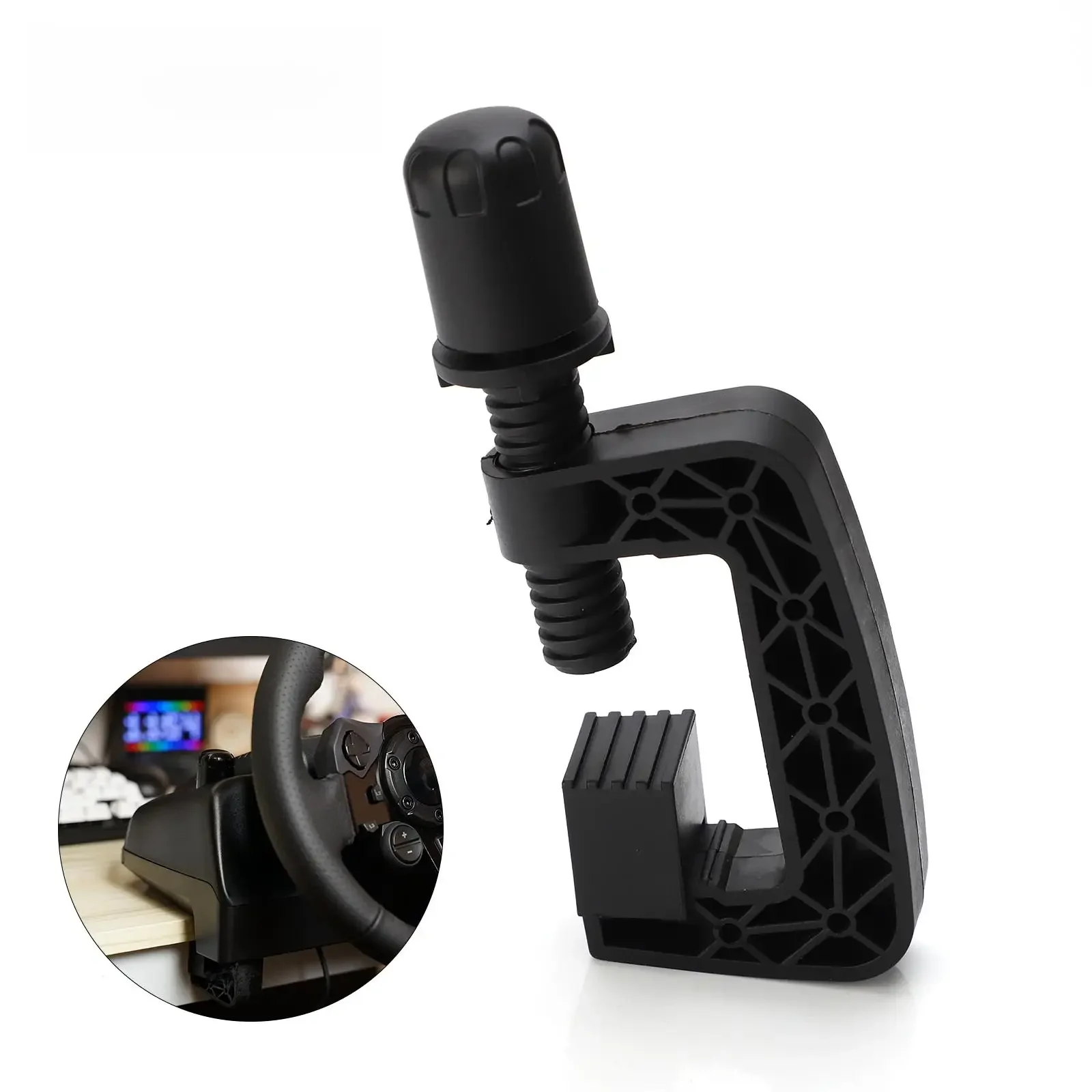 Zwart Stuurwiel Systeem Bevestigingsklem Voor Logitech G25 G27 G29 G920 G923 Driving Force GT Stuurwiel Systemen - afbeelding 2