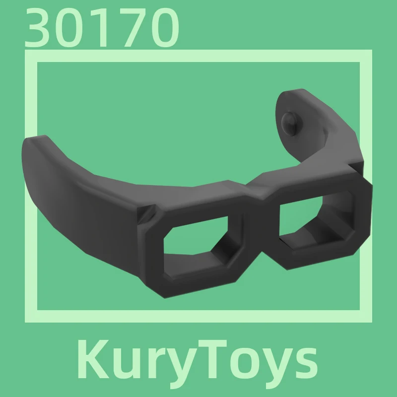 Kury Toys DIY MOC For 30170 10pcs Building block parts For Visor Goggles