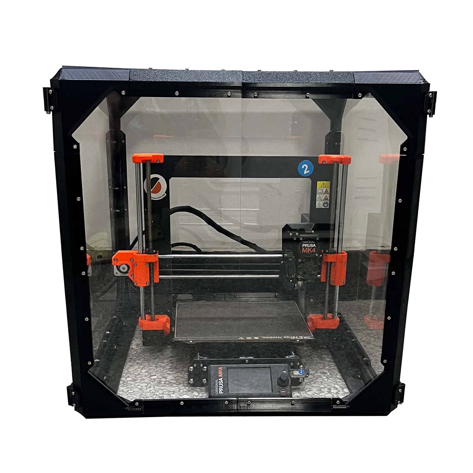 Blurolls Prusa MK3S MK4(S) 3d Printer Enclosure PrintClosure PC Polycarbonate PC Panels view 4