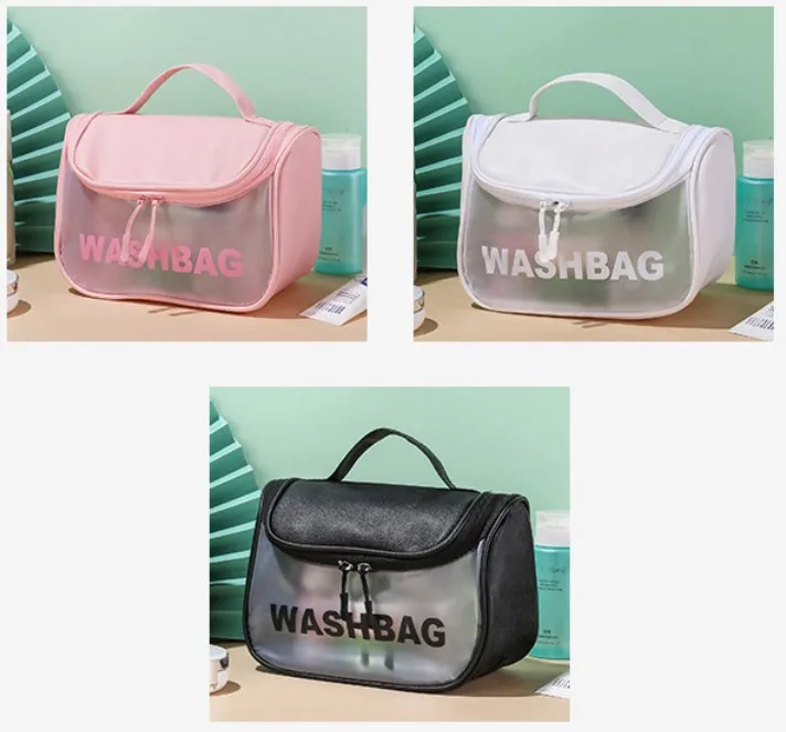 Large Capacity Travel Toiletry Bag Portable Waterproof Cosmetic Make Up Bag Portable Multifunction Hanging Wash Bag Storage Bag