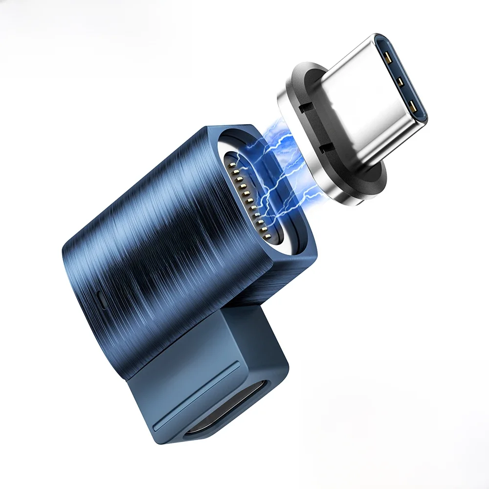 Toocki USB3.0 USB C to Type C Magnetic OTG Adapter PD 100W Fast Charging 5Gbps Data OTG Converter for Macbook iPhone 15