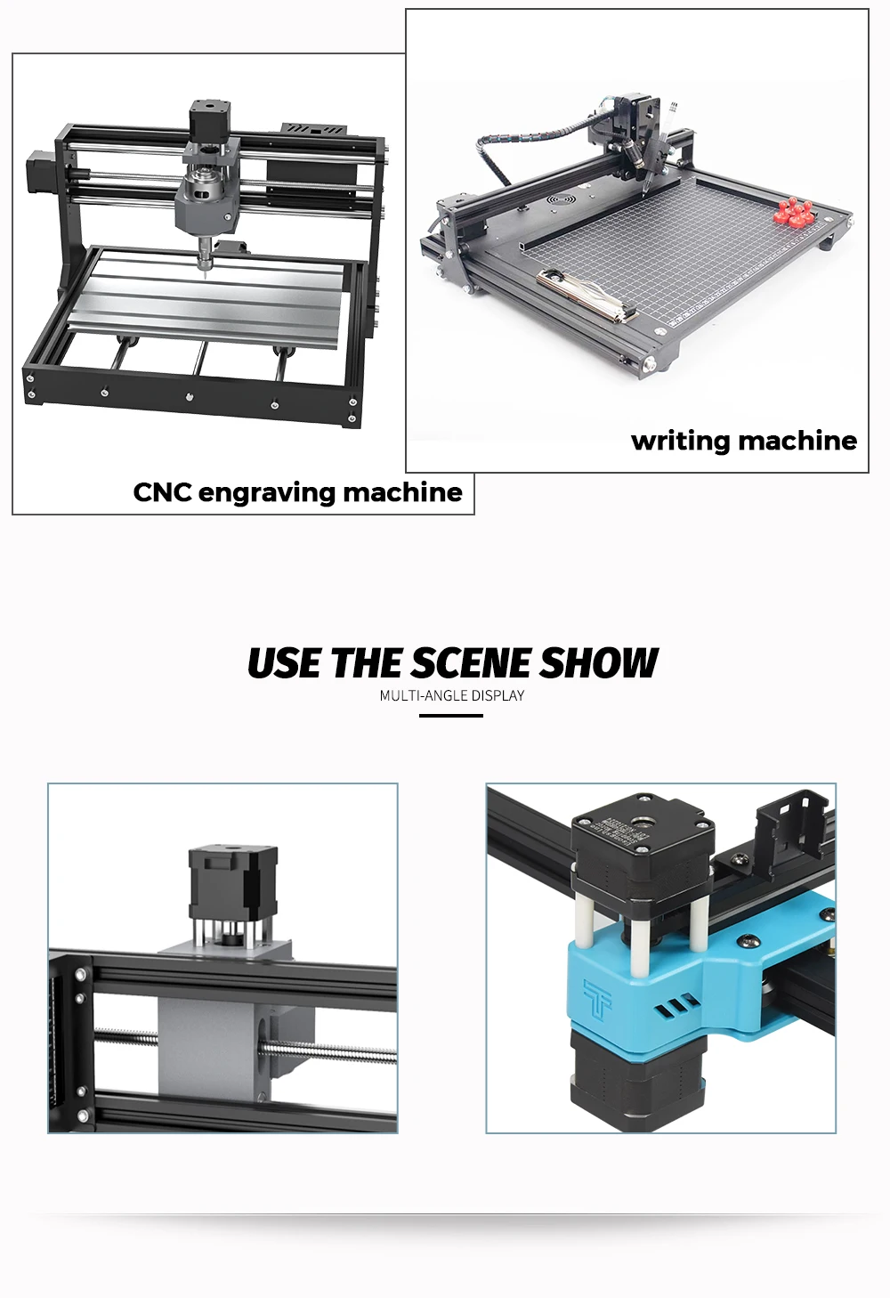 Usongshine Nema17 Schrittmotor 17HS4401 1.8 ° Motor 1,5 A 42 N.cm 42BYGH 4-adrig für CNC-Roter-Lasergravurmaschine 3D-Drucker – Detail 5