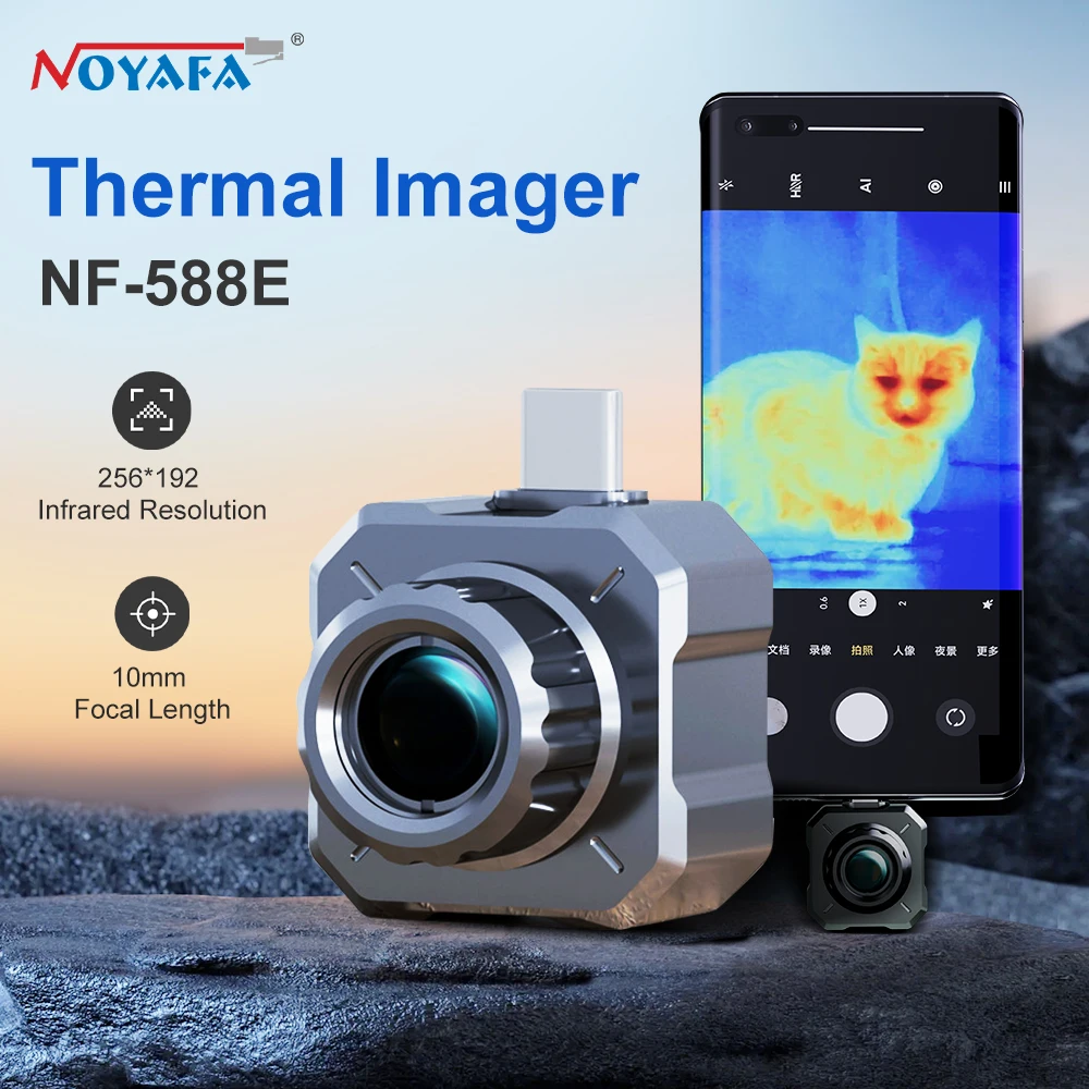 

NOYAFA NF-588E Infrared Thermal Imager Camera 256*192 25HZ High Sensitive Industrial Handheld Testing Thermometer For Repaire