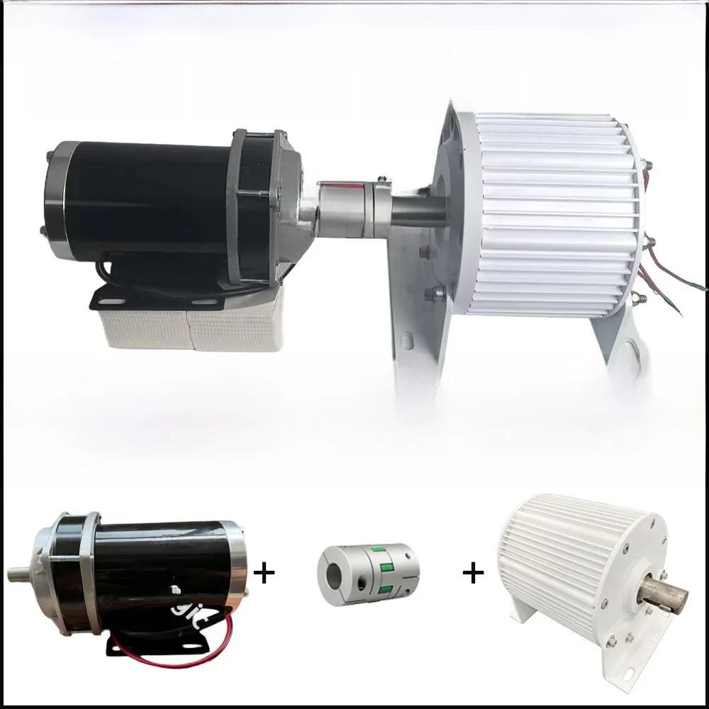 20KW Permanente Magneet Generator 220V 230V 380V Dynamo 20000W Dynamo Stille Generator Met DC Rijmotor complete Set - afbeelding 2