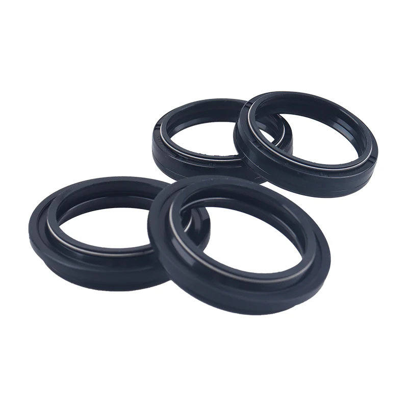 

JSRAOIMG 43X53X9.5/11mm Motorcycle Front Fork Damper Oil Seals & Dust Cover For Honda XR250L X CBR600RR XR350 CB400F CB600F