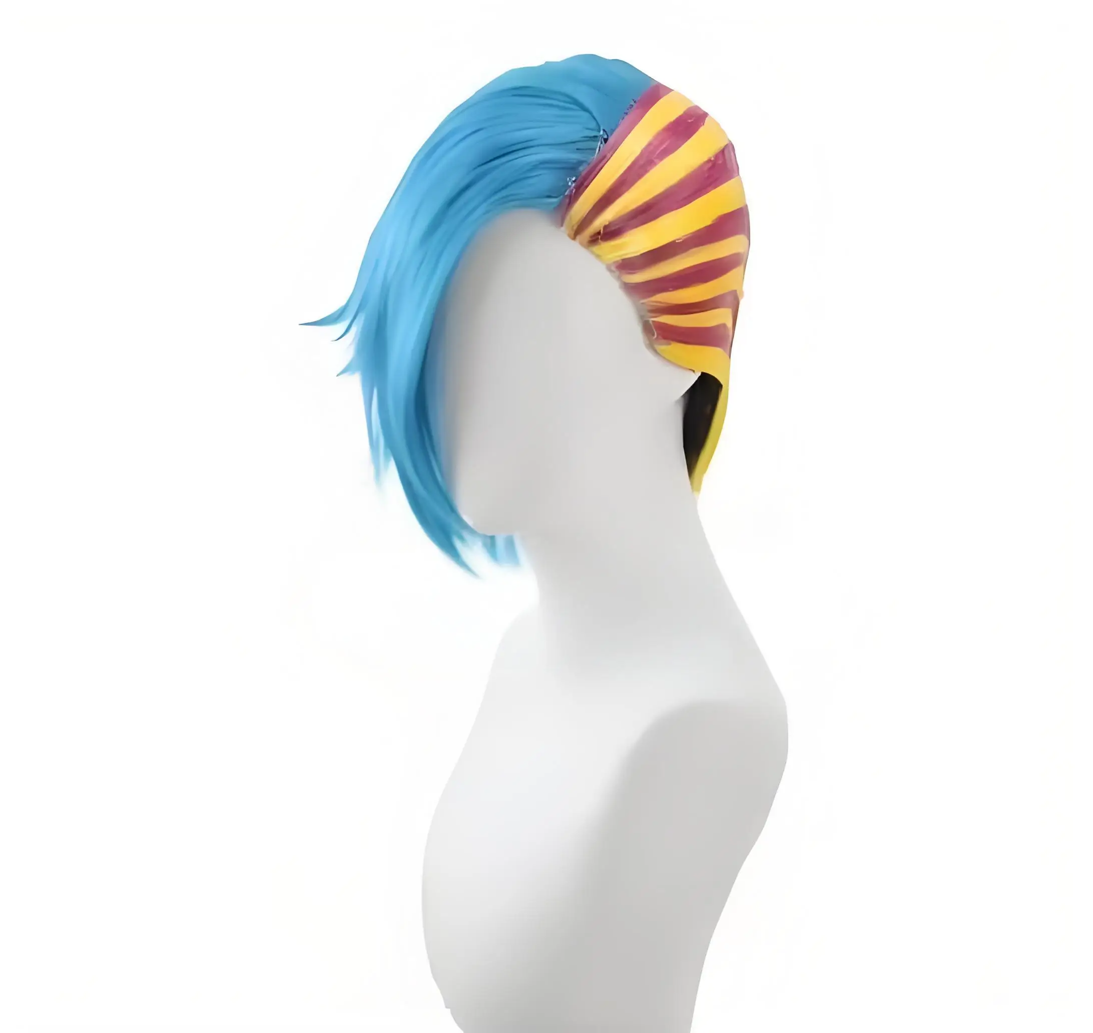 Peluca de Cosplay Gonbee Yamada, pelo de Anime azul personalizable, peluca de fibra sintética resistente al calor para disfraz de fiesta de Carnaval de Halloween