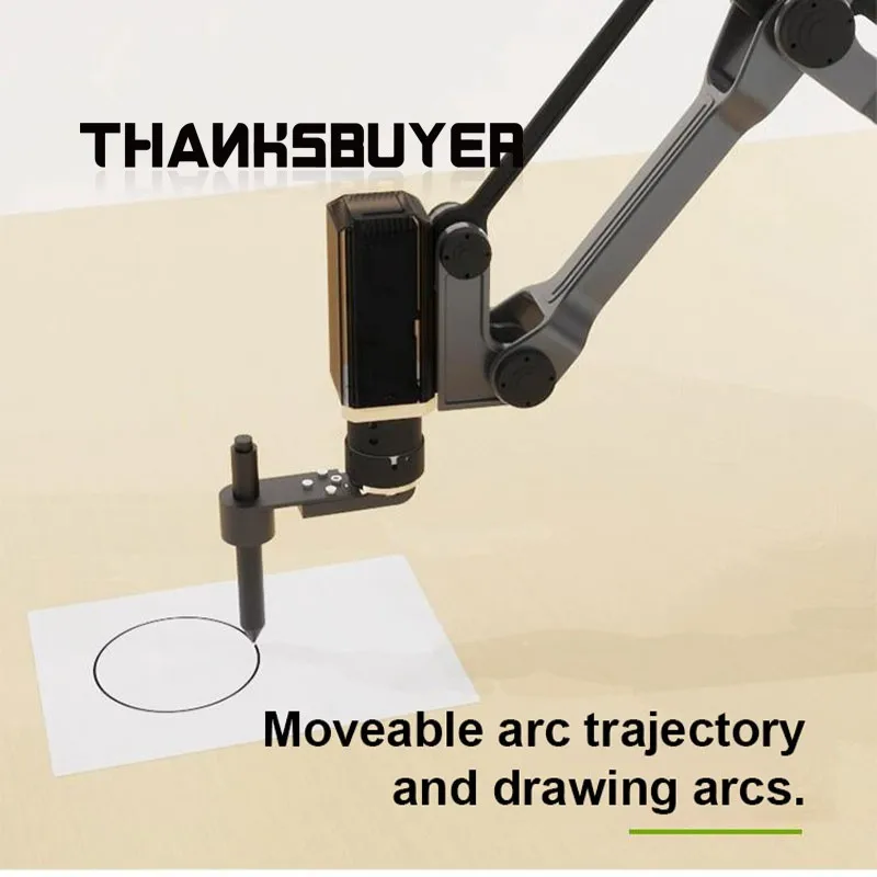 4-Axis 3KG 3-Axis 5KG Industrial Robot Arm 86+57+57+42 Hybrid Servo Mechanical Arm Support Square/Arc Motion AC220V/110V