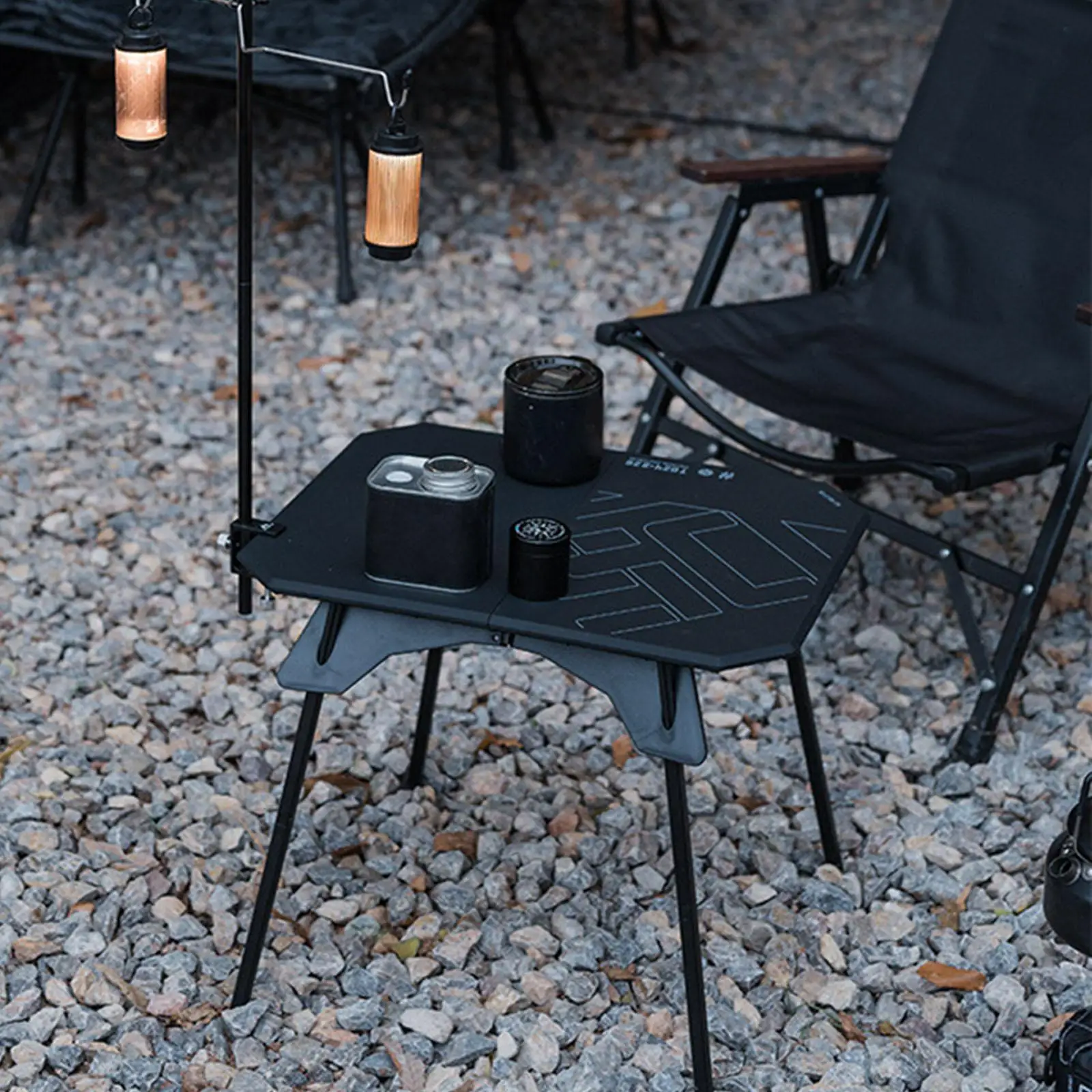 Dual Purpose Table ShineTrip 05 Series Ultralight Outdoor Camping Portable Table Folding Abs Desktop and Aluminum Stand #2